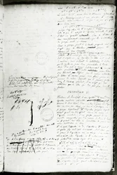 Ms 2108 f.4 Schriften über die Bedingungen zur Lösung einer Gleichung durch Radikale, 1832